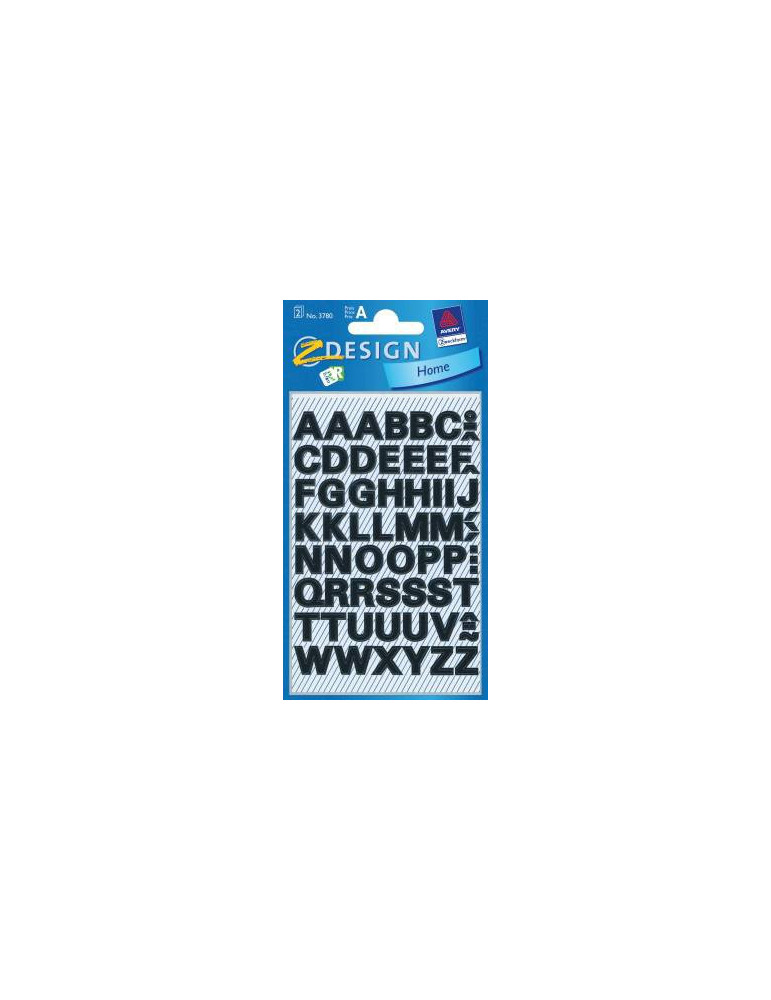 letteretiket Z-design Home pakje a 2 vel watervast zwart