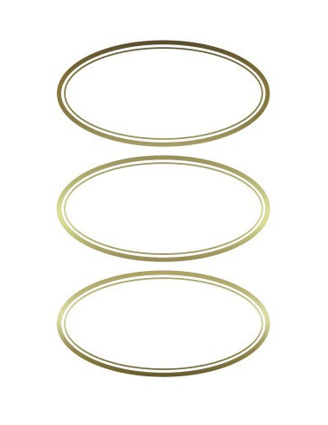 huishoudetiket Z-design Home pakje a 2 vel goud