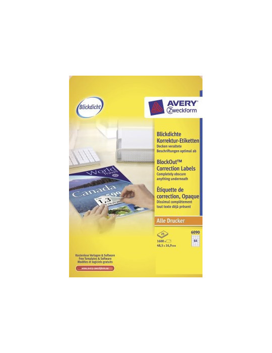 ETIKET ILC WIT 48.5X16.9