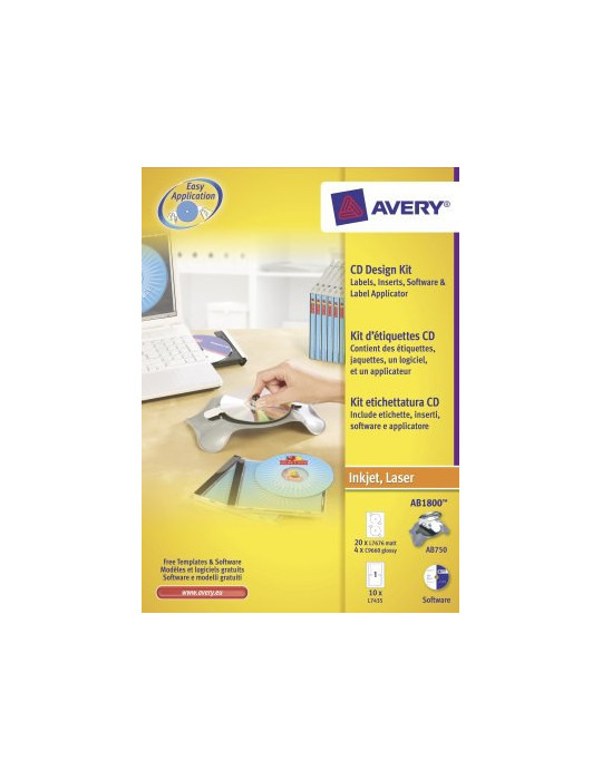 ETIKET AVERY AB1800