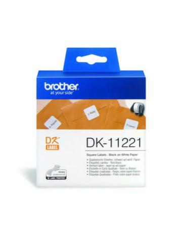 DK-11221 Paper Label Square 23 mm/1000