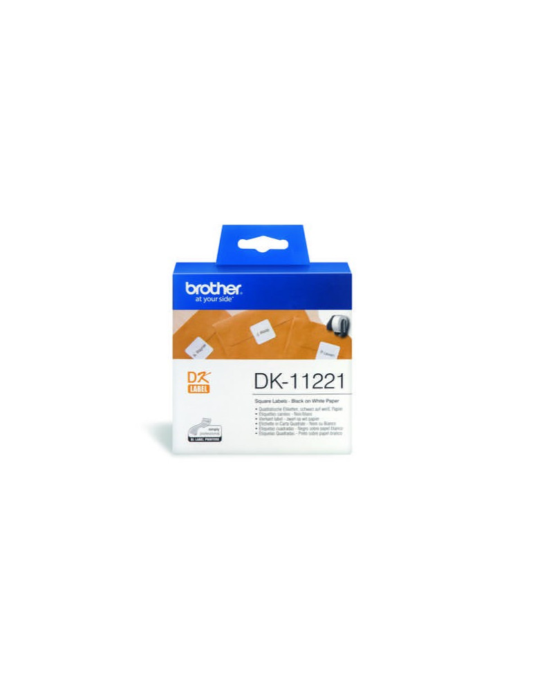 DK-11221 Paper Label Square 23 mm/1000