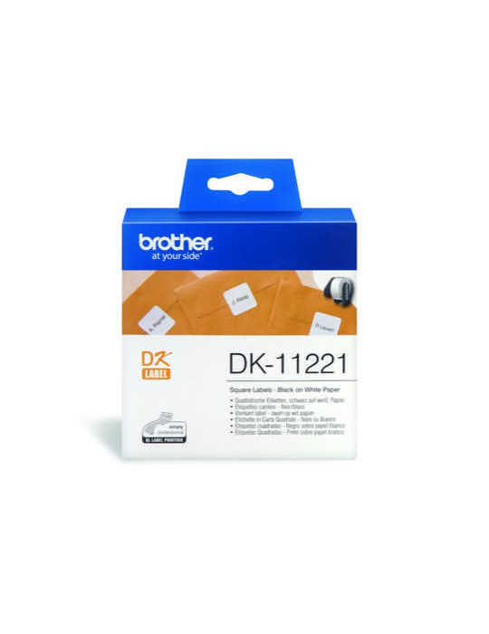 DK-11221 Paper Label Square 23 mm/1000