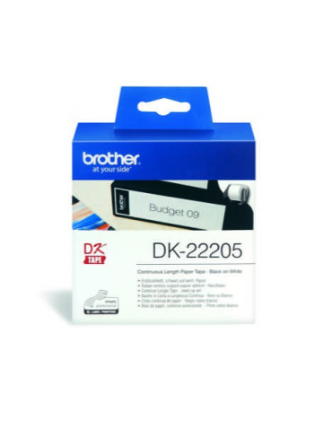 DK-22205 Rol 62mmx30,4m PAPIER WIT