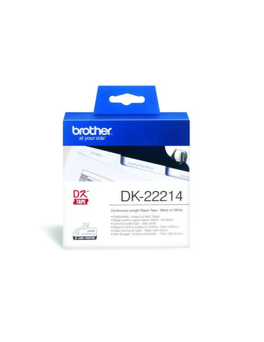 DK-22214 Rol 12mmx30,4m PAPIER WIT