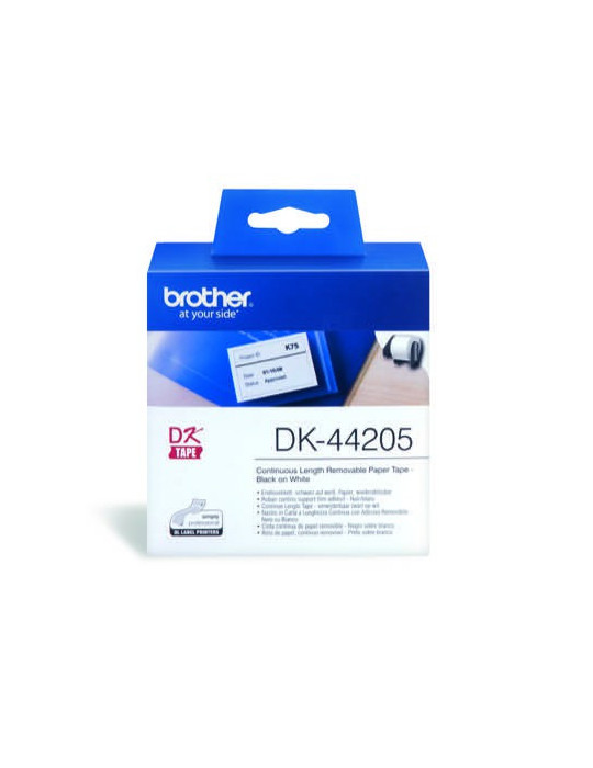 ETIKET NON/PERM 62mm WIT 30,4m