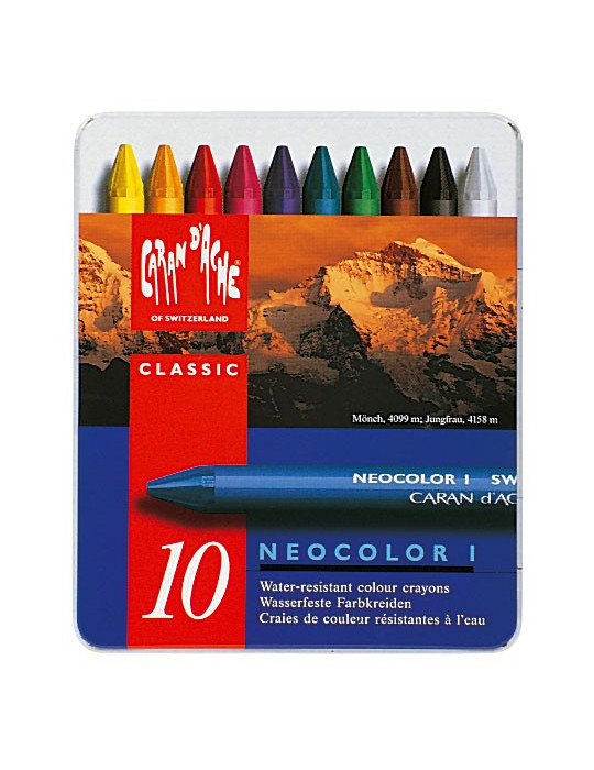 NEOCOLOR I BTE MÉTAL 10 COUL