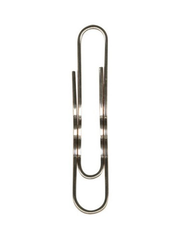 PAPIERKLEM 50mm VERKOP./100 £