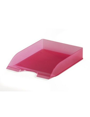 BRIEVENBAKJE BASIC ROZE TRANSP