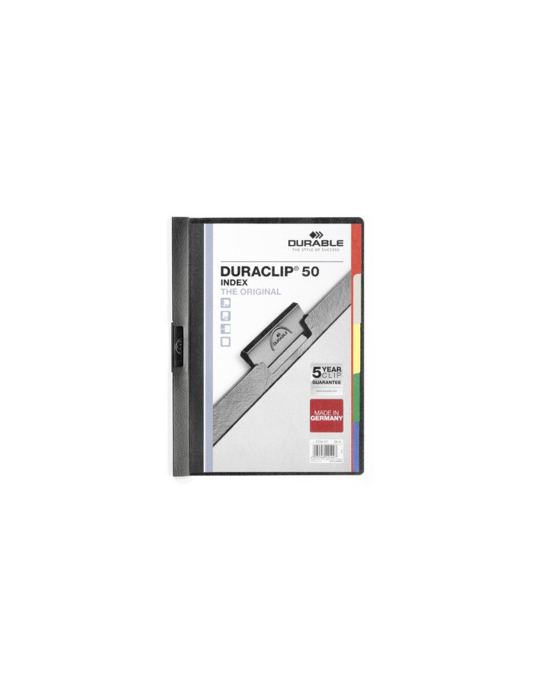 DURACLIP INDEX ZWART