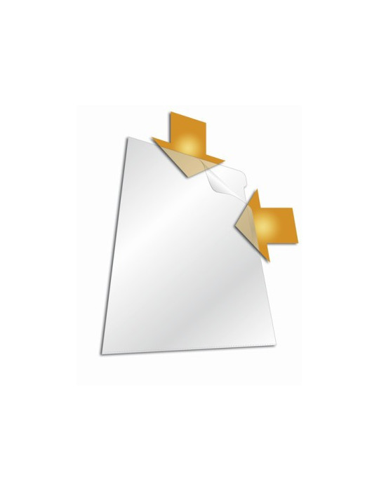 POCHETTE COIN A4 TRANSP /10