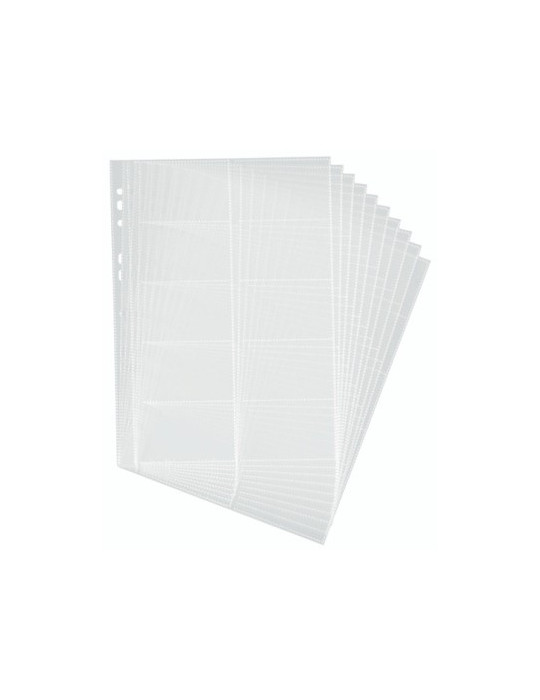 10 POCH.A4 TRANSP.VISITEKAART