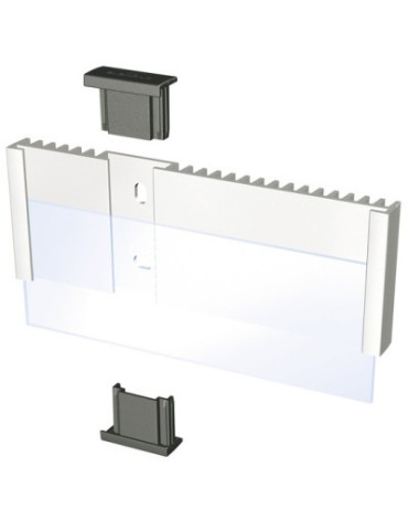 INFO SIGN 149X52.5mm ZILVER