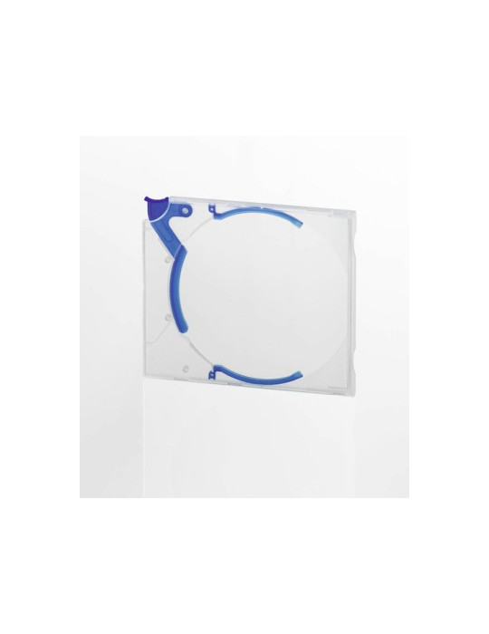 BOITIER POUR CD-DVD BLEU /10