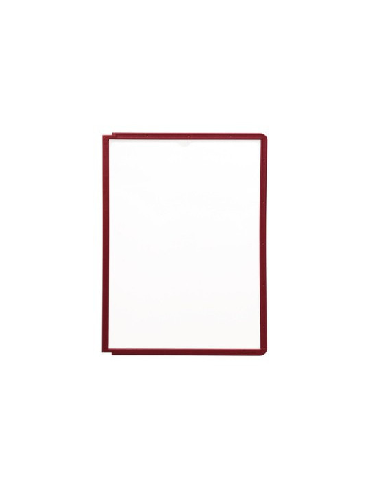 PLAQUE POCHET.SHERPA A4 ROUGE