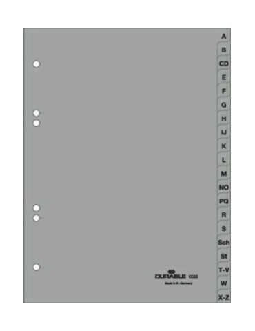 TABBLADEN A5 A-Z PP TABS KLEUR