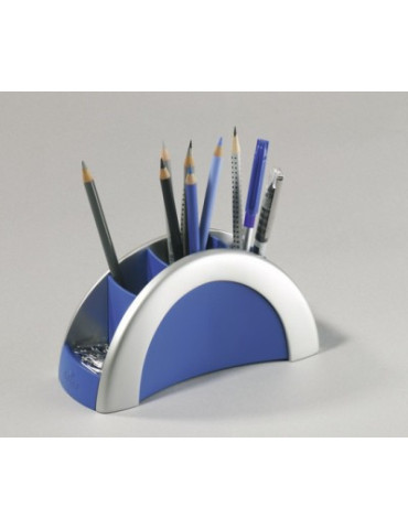 PENNENHOUDER 3-VAKS MET.BLAUW