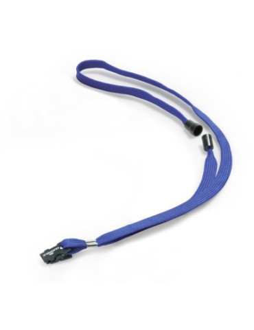 LACET TEXTILE BADGE/10 BLEU F.