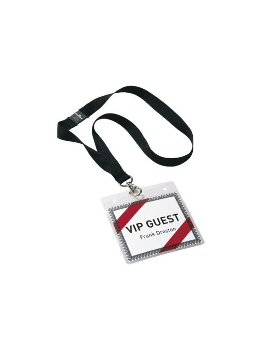 BADGE + TEXTIELBAND ZWART /10