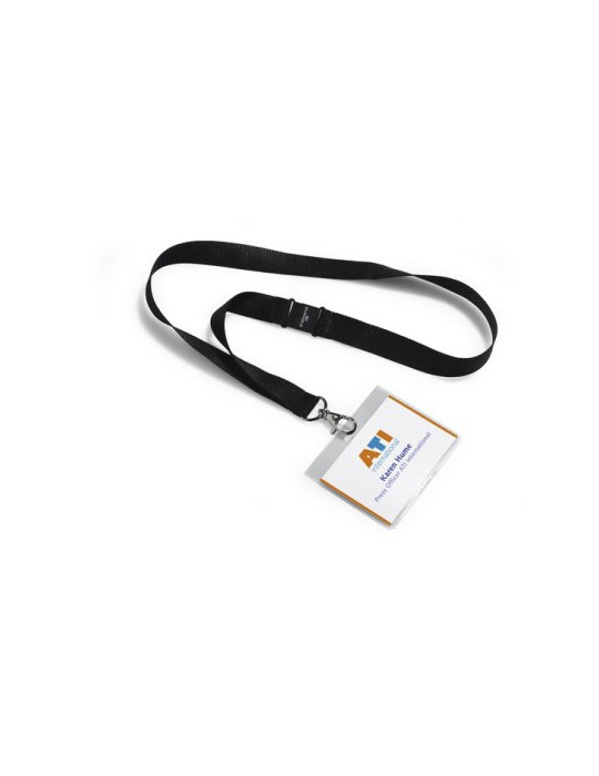 BADGE + HANGER TEXTIEL ZWART/5