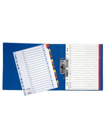 Esselte Mylar de Luxe répertoire carton A4 A-Z multicolore