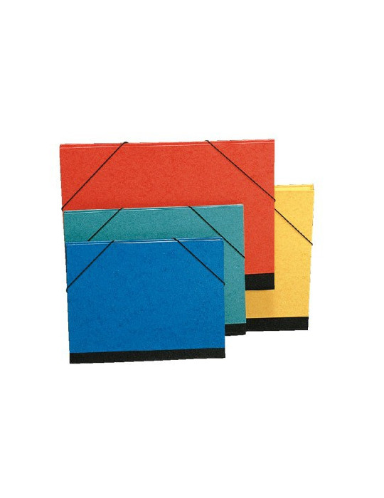 Esselte farde à dessins avec bande élastique carton 28x38cm bleu