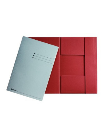 Esselte farde à 3 rabats manille 275gr folio bleu (50)