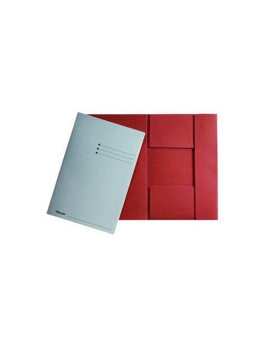 Esselte farde à 3 rabats manille 275gr folio bleu (50)