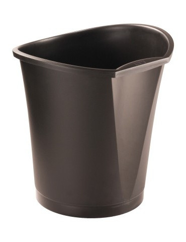 Esselte Basko corbeille à papier 15 L noir