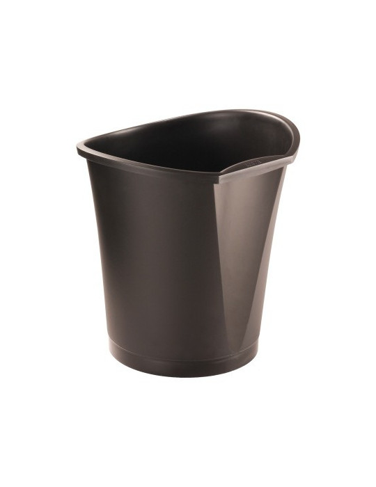 Esselte Basko corbeille à papier 15 L noir
