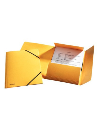 Esselte Rainbow farde à 3 rabats carton avec bande élastique 240x318mm