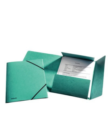 Esselte Rainbow farde à 3 rabats carton avec bande élastique 240x318mm