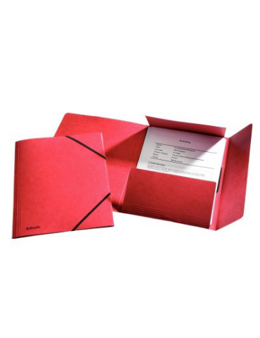 Esselte Rainbow farde à 3 rabats carton avec bande élastique 240x318mm
