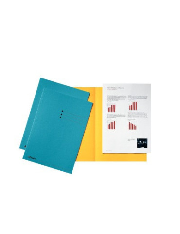 Esselte chemise carton 180g A4 bleu (100)