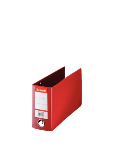 Esselte classeur banque 80mm PP 16x28cm rouge