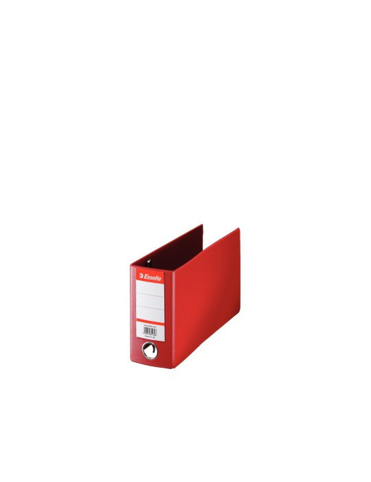 Esselte classeur banque 80mm PP 16x28cm rouge