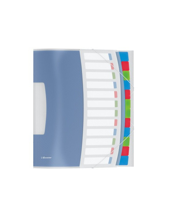 Esselte Vivida farde à projets PP pour A4 12 compartiments transparent