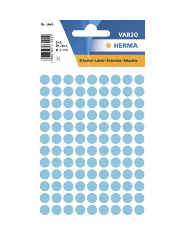 VARIO ÉTIQUETTES BLEUES Ø8
