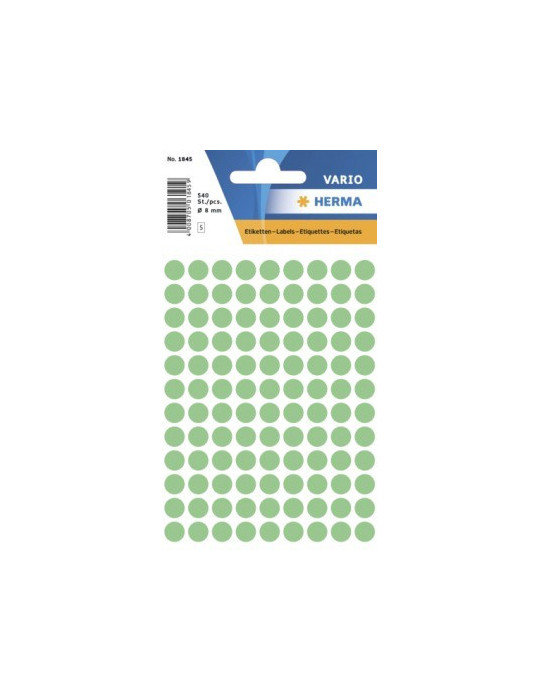 VARIO ÉTIQUETTES VERTES Ø8