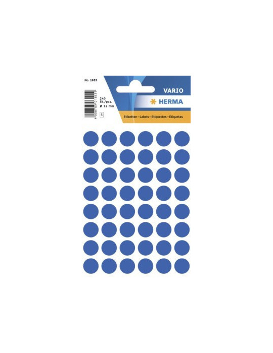 VARIO ÉTIQUETTES BLEUES FONCÉ Ø 13