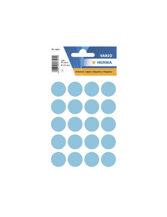 VARIO ÉTIQUETTES BLEUES Ø19