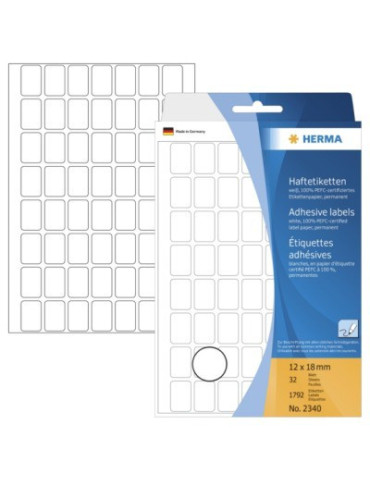 ÉTUI BUREAU ÉTIQUETTES 12x18 BLANCHES