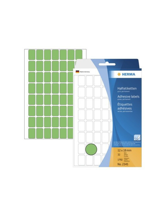 ÉTUI BUREAU ÉTIQUETTES 12x18 VERTES