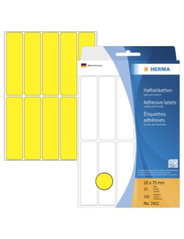 UNIVERS. ETIK. BUREAUVERP. 20x75 GEEL