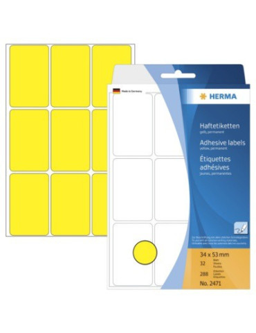UNIVERS. ETIK. BUREAUVERP. 34x53 GEEL