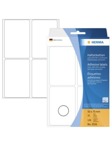 ÉTUI BUREAU ÉTIQUETTES 50x75 BLANC