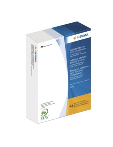 DRUKKERIJ ETIKETTEN DP1 WIT 25x40 VERWIJ