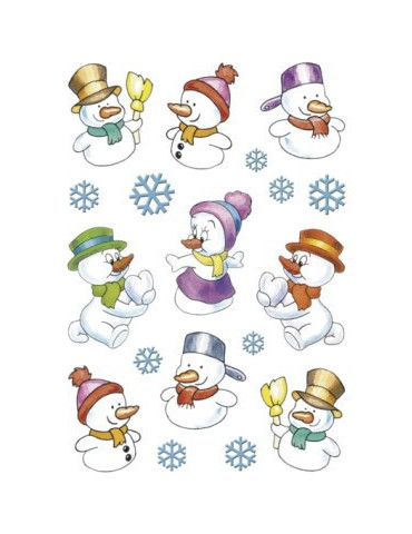 DECOR BONHOMMES DE NEIGE