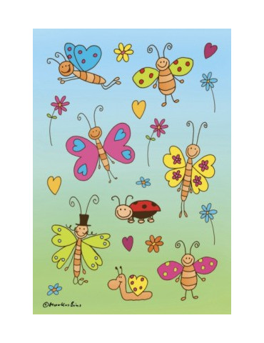 DECOR STICKER GRAPPIGE VLINDERS