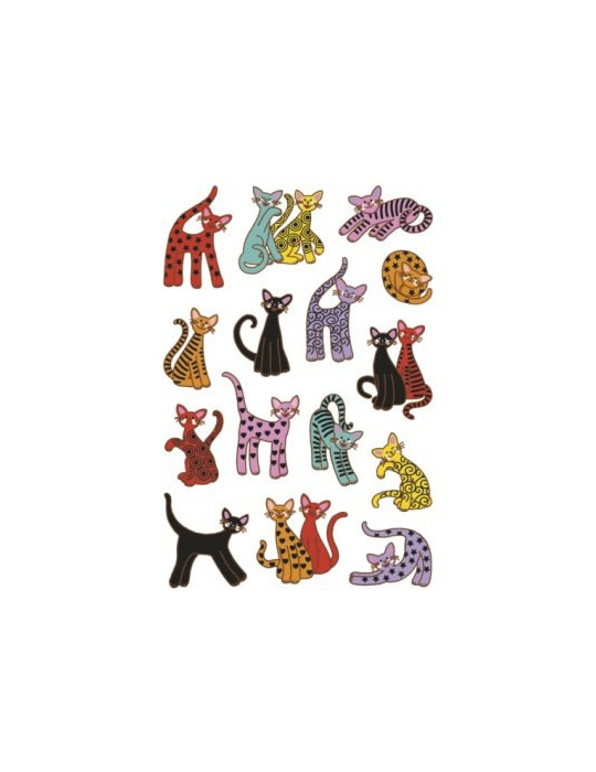 DECOR CHATS ABSTRAITS